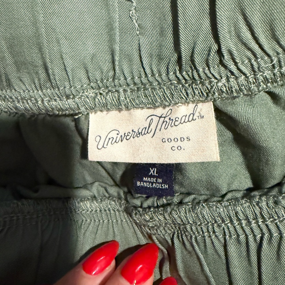 4/$16 Universal Thread Women’s Sage Green Casual Pants NWT XL - Picture 2 of 5